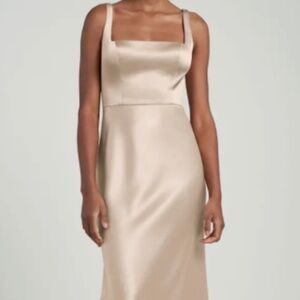 Jenny Yoo Pale Gold Ariana Dress